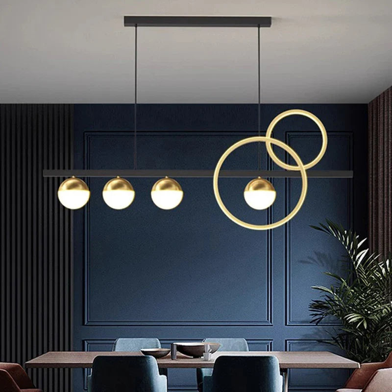 Afralia™ Modern LED Chandeliers for Living & Dining Rooms: Indoor Hanging Light Lamps