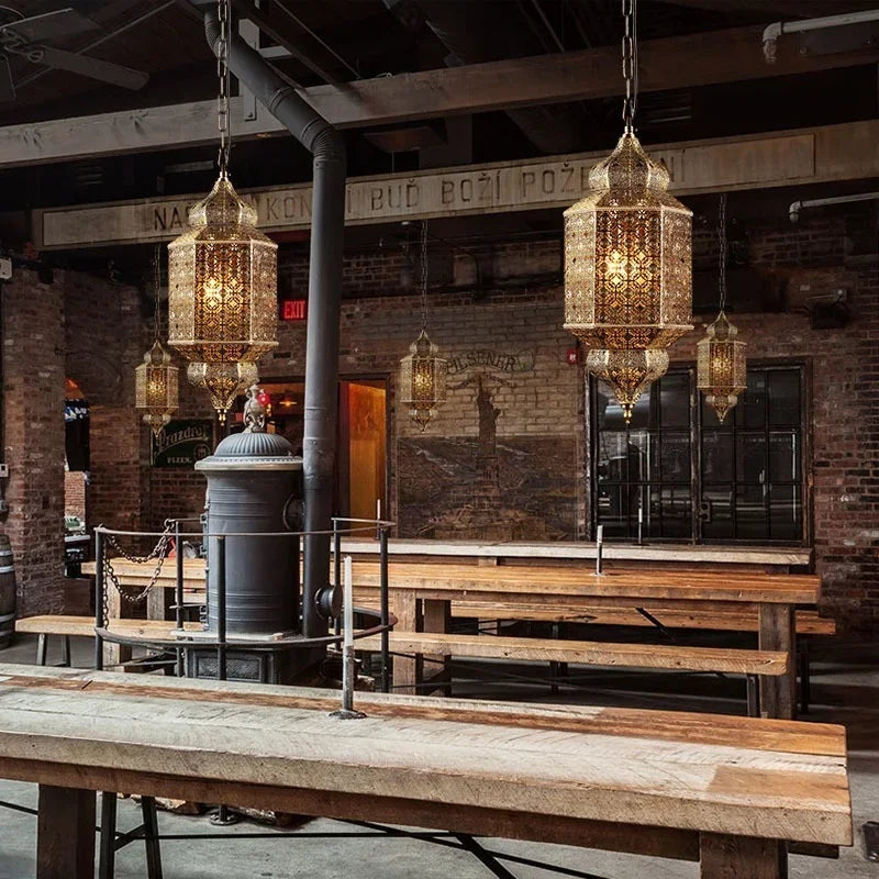 Afralia™ Vintage Retro Pendant Lights for Home Decor, Bar, Restaurant - LED G4 Bulb
