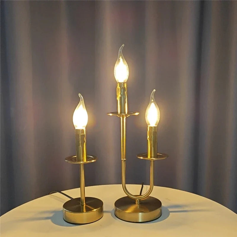 Afralia™ Industrial Retro Candle Floor Lamp for Living Room Bedroom Study