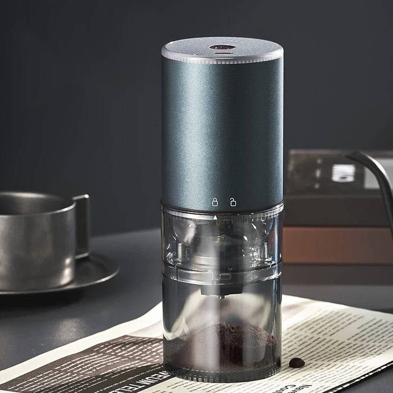 Afralia™ Electric Coffee Bean Grinder: Small, Portable, Full-automatic Household Coffee Machine