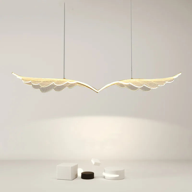 Afralia™ Winged LED Chandelier: Modern Acrylic Pendant Light for Home, Bar, Restaurant