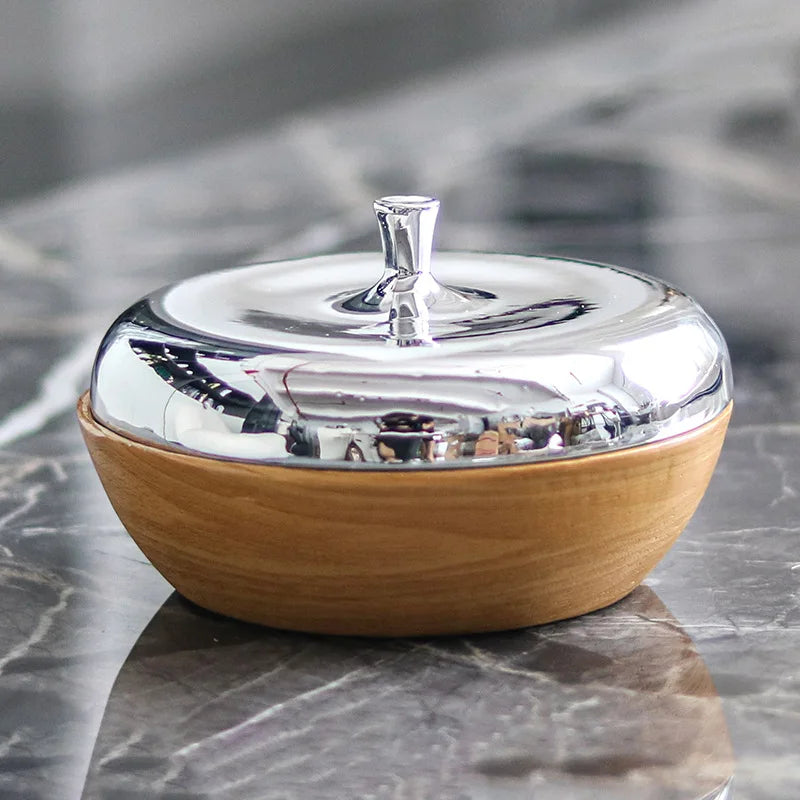 Afralia™ Pine Cone Resin Storage Jar & Fruit Dish - Desktop Organizer & Snack Plate