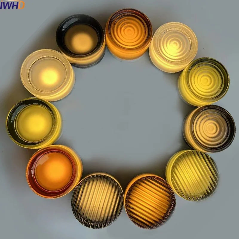 Afralia™ Moon Lamp LED Wall Lights Glass Aluminum Modern Miroir Mural