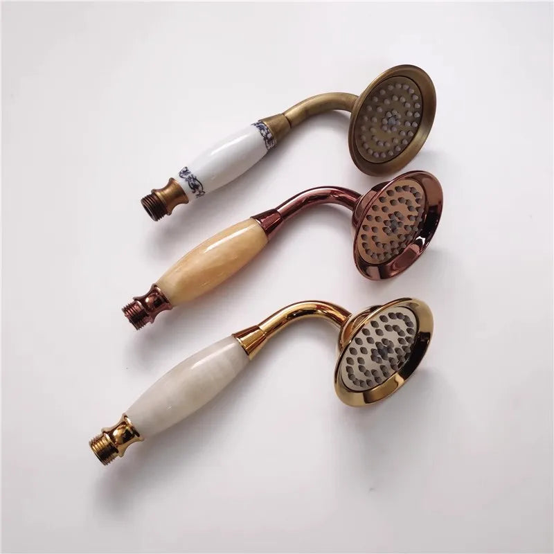 Afralia™ Rose Gold High Pressure Hand Shower Head for Antique Water Output
