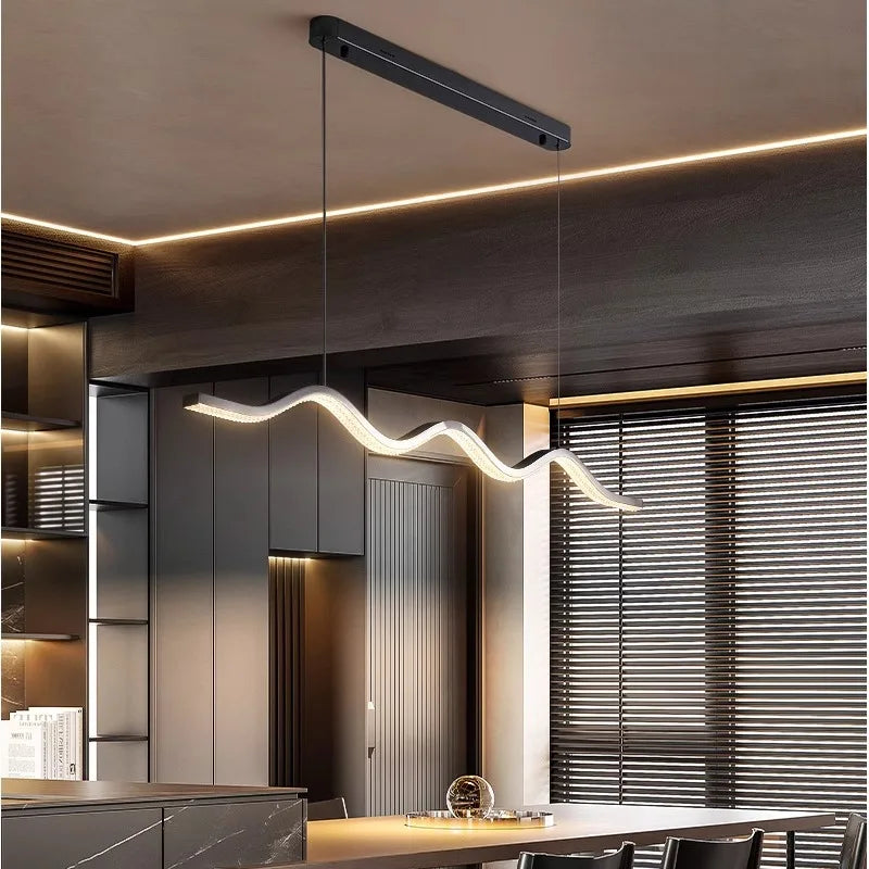 Afralia™ Modern LED Pendant Chandeliers for Living and Dining Rooms