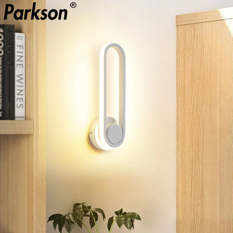 Afralia™ LED Indoor Wall Sconce Lamp for Home Bathroom Bedroom Lighting