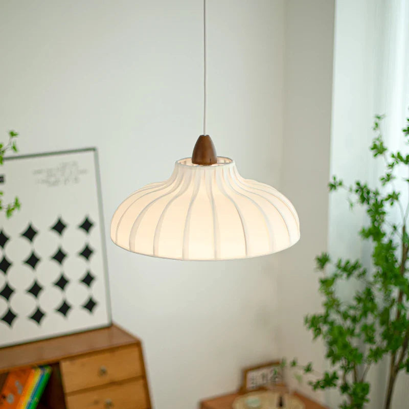 Afralia™ Nordic Fabric Lustre Chandelier LED Pendant Light Fixture