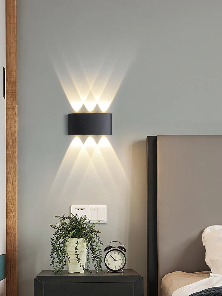 Afralia™ Modern Nordic LED Wall Lamp for Bedroom, Living Room, Aisle - Small Minimalist Design