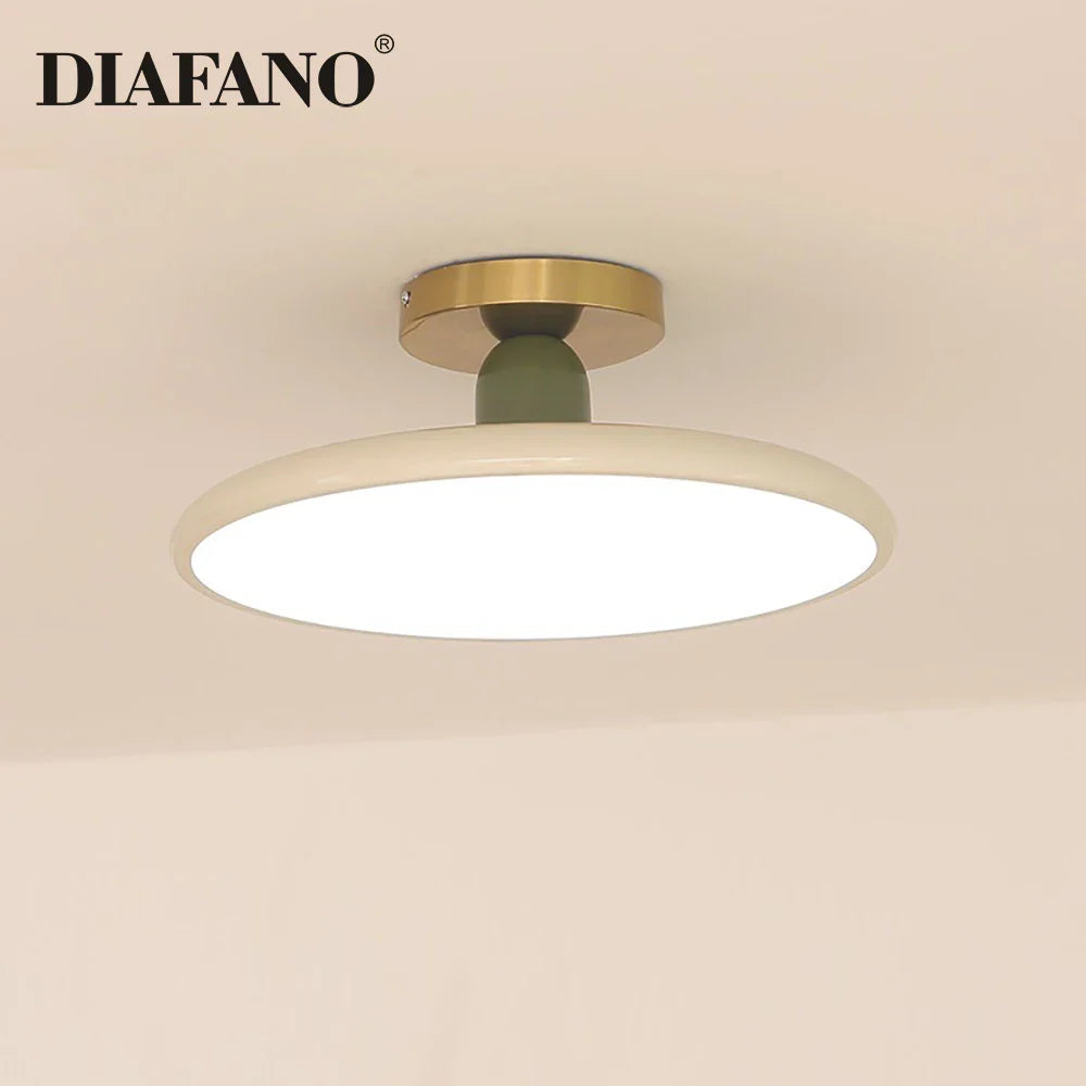 Afralia™ Colorful Modern LED Ceiling Light - Nordic Design Chandelier for Living Room & Bedroom