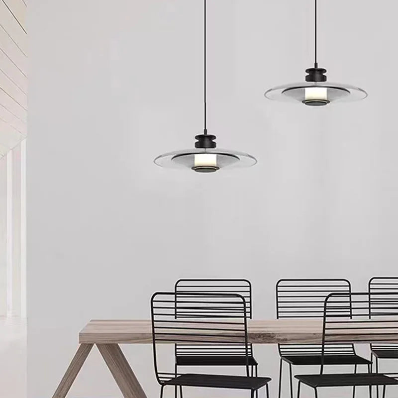 Afralia™ Glass Wall Lamp: Nordic Minimalist LED for Dining, Living, Bedroom