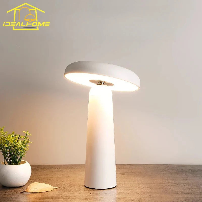 Afralia™ Mushroom Bud Touch Dimming Table Lamp