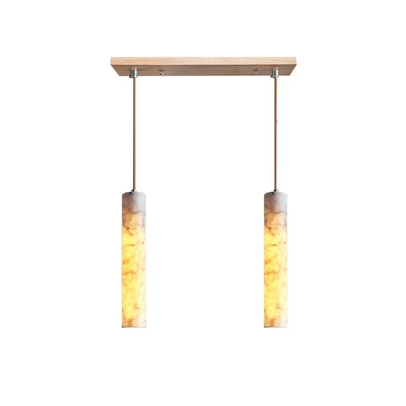 Afralia™ Marble Hanging Lamp LED Chandelier for Luxury Kitchen Island Decor