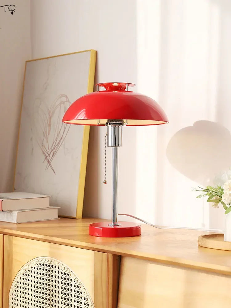 Afralia™ Bauhaus LED Table Lamp Retro Style Vintage Atmosphere Living Room Bedroom