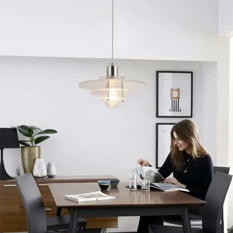 Afralia™ Modern LED Pendant Light | Acrylic Macaron Hanging Lamp