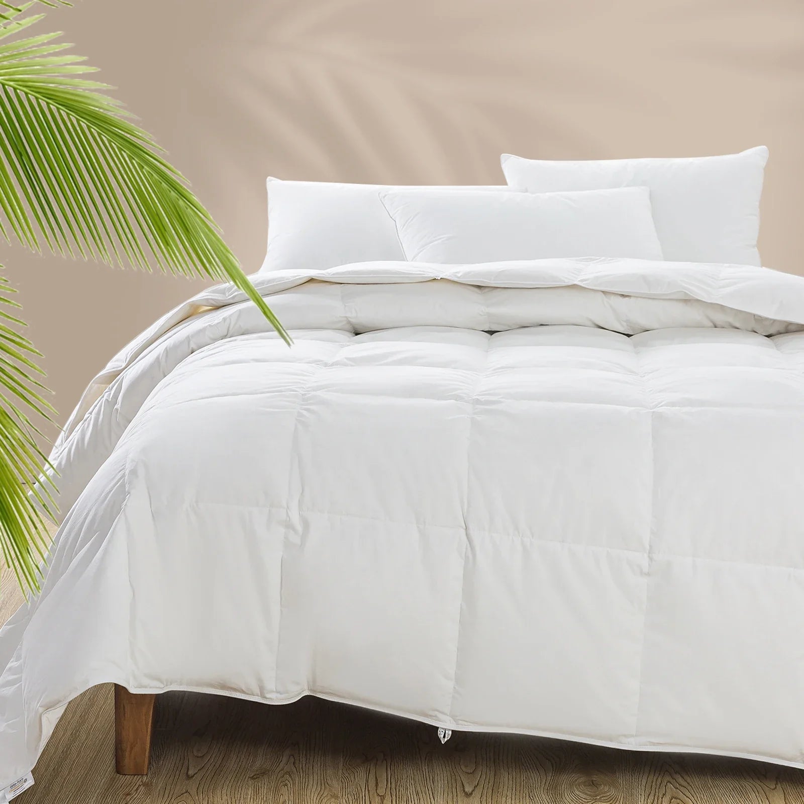 Afralia™ Premium White Goose Down Comforter - All Season Heavy Weight Insert
