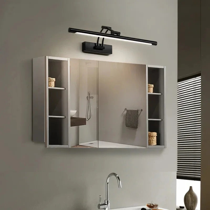 Adjustable LED Wall Lamp Modern Bathroom Light 46cm 56cm AC85-265V Afralia™ Wall Sconce