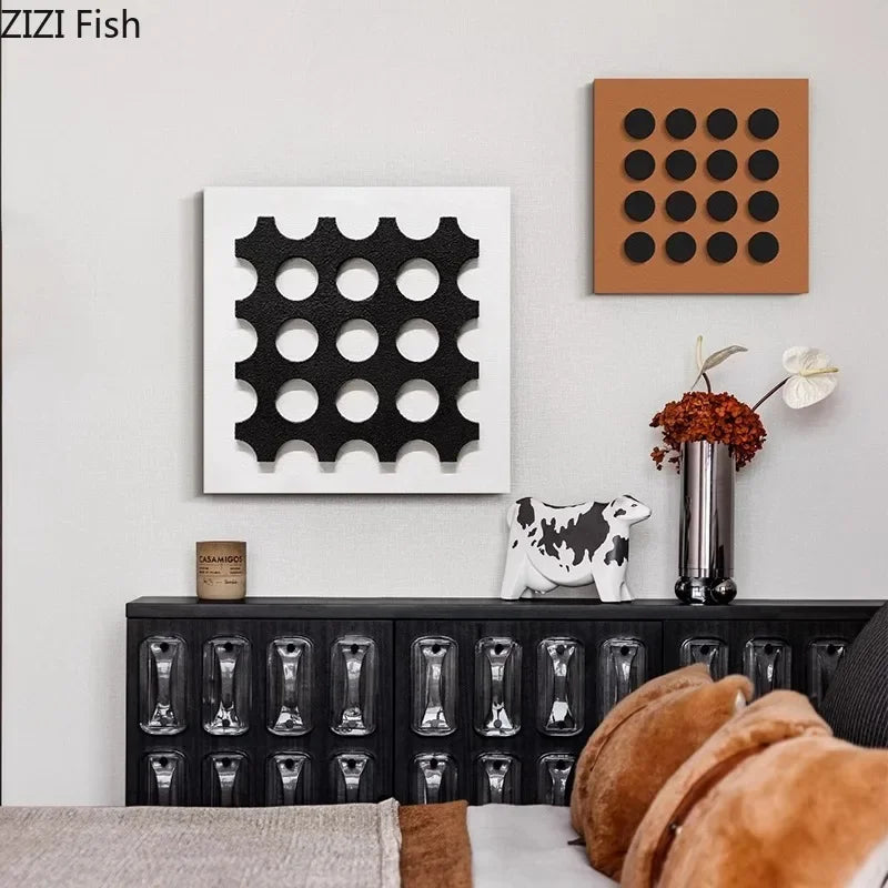 Geometric Art Patterns Wall Hanging for Living Room by Afralia™