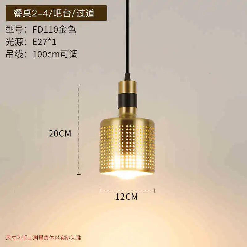 Afralia™ Gold Nordic Chandelier for Kitchen Bedroom Living Room Study Loft Aisle