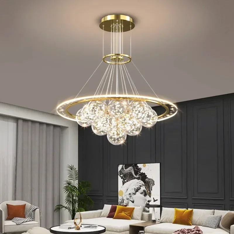 Afralia™ LED Pendant Light Chandeliers for Modern Home Decor and Indoor Lighting
