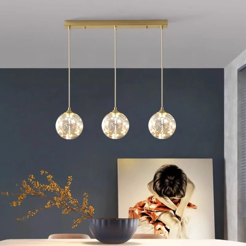 Afralia™ Modern Chandeliers: Dining Room Pendant Lights for Ceiling - Indoor Hanging Lamps