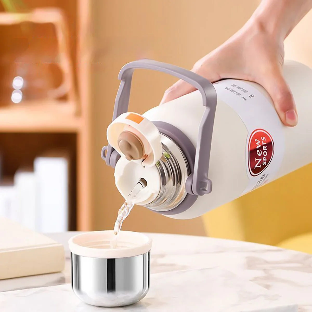 Afralia™ Stainless Steel Vacuum Bottle: Hot & Cold Travel Cup for Outdoor Adventures