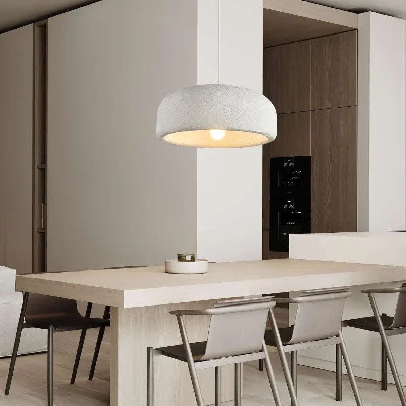 Afralia™ Wabi Sabi LED Pendant Lamp: Creative Japanese Polystyrene Chandelier