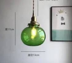 Afralia™ Blue Glass Pendant Lights for Bedroom Dinning Living Room