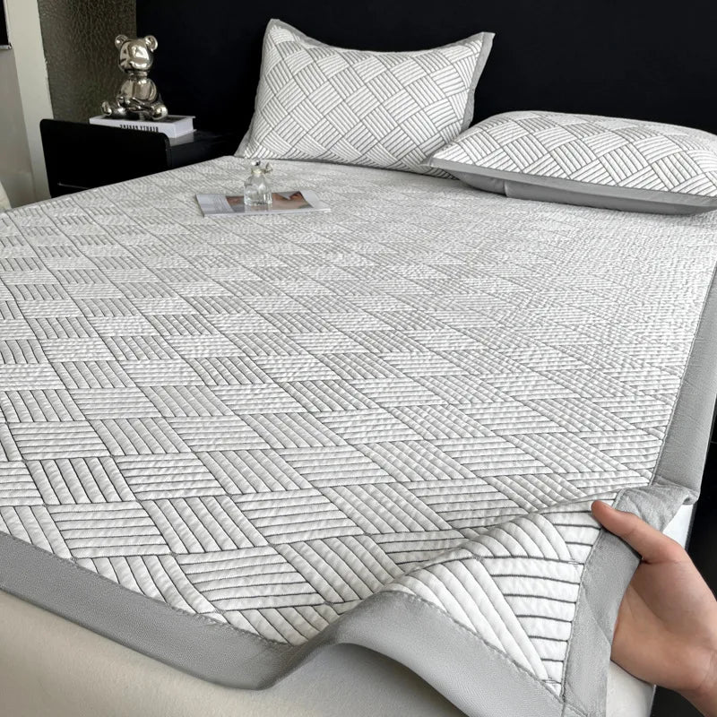 Afralia™ Cooling Ice Bean Mesh Embroidered Maternal Child Grade Soft Mattress