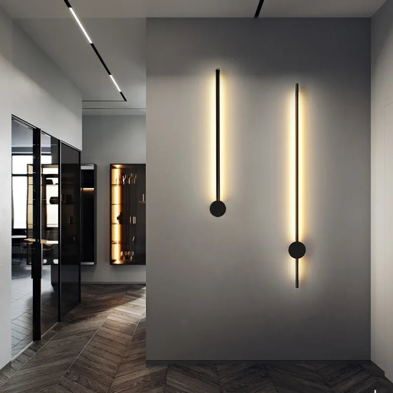 Afralia™ Rotating LED Wall Light for Home, Bedroom, Living Room, Stairs, Sofa Background