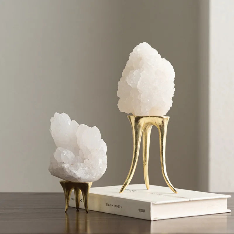 Afralia™ Octopus Brass Sculpture on Marble Base - Home Decor Metal Figurine