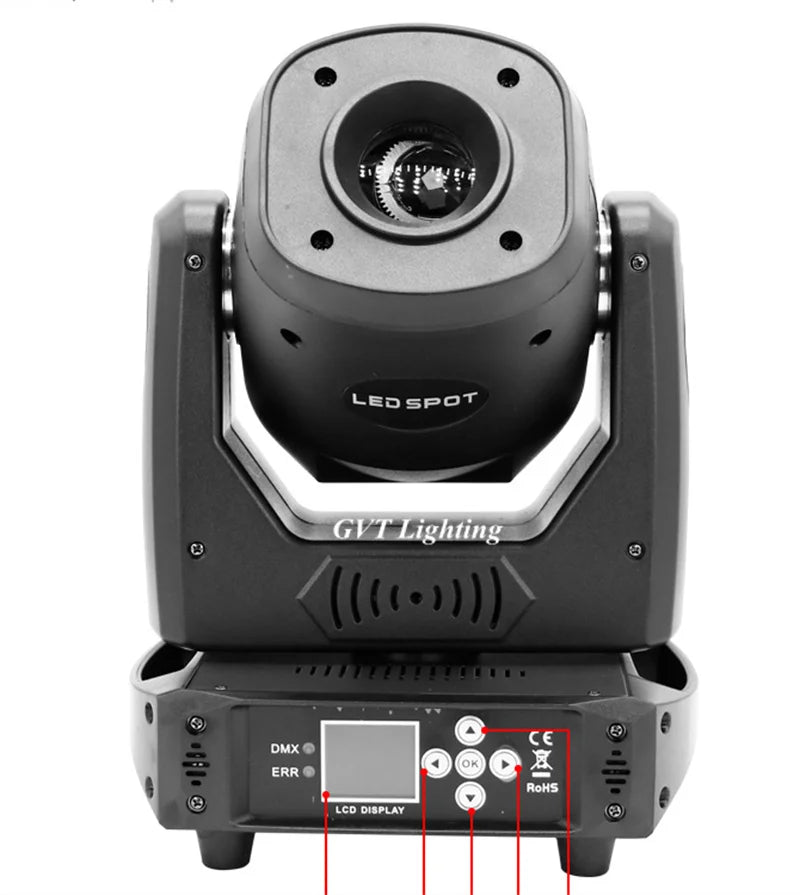 Afralia™ 120W LED Spot Moving Head Light for Stage, Wedding, and Performance Rooms