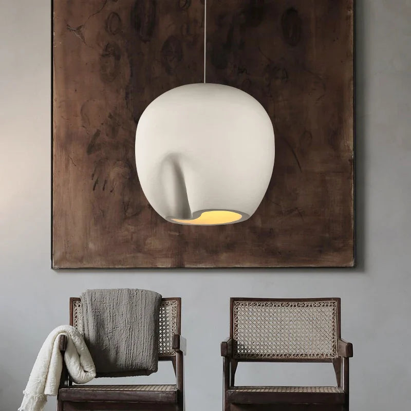 Afralia™ Nordic Wabi-Sabi Chandelier Pendant Light for Minimalist Decor