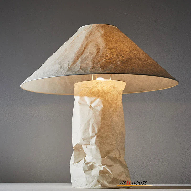 Afralia™ Japanese Paper Floor Lamp: Nordic Design Wabi Sabi LED Table Lamp for Bedroom, Living Room