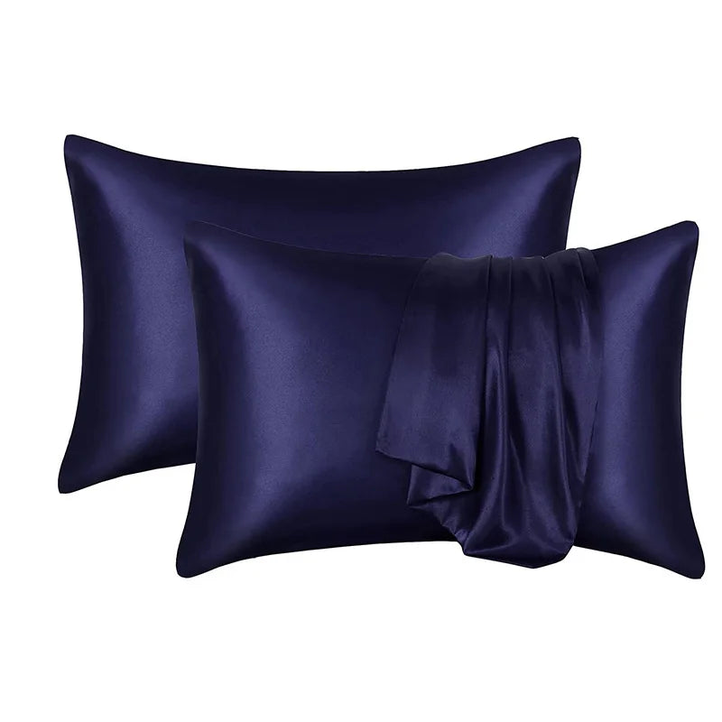 Afralia™ Luxe Rayon Pillowcase: Silky Smooth Satin Pillow Cover for Premium Comfort