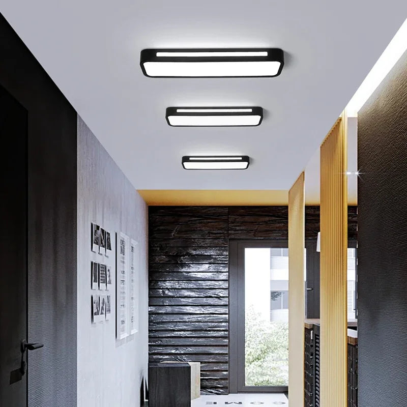 Afralia™ Modern Square LED Ceiling Chandelier for Home Decor