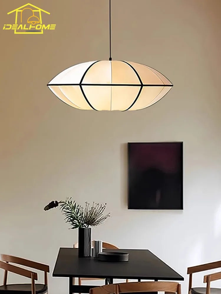 Afralia™ Zen Art Lantern Pendant Light, LED E27, Nordic Style, for Restaurant Bedroom Living Room
