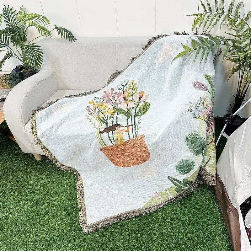 Afralia™ Nordic Creative Personality Throw Blanket