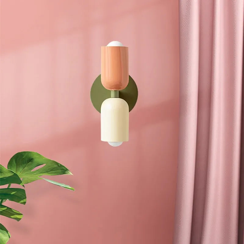 Afralia™ Nordic LED Wall Lamp: Modern Macaron Sconces for Bedroom, Living Rooms, TV Backdrop.