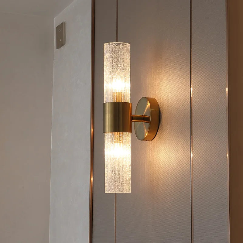 Afralia™ Crystal Wall Lamp for Bedroom, Hotel, Living Room: Luxury Lighting for Home