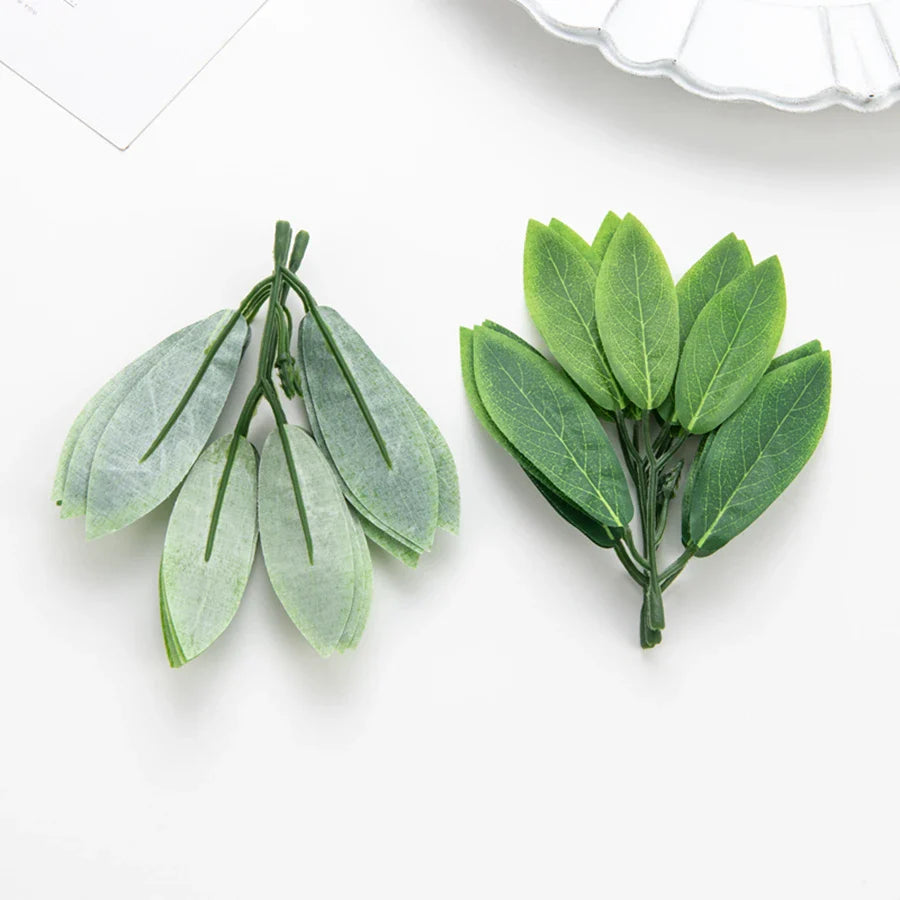Afralia™ Silk 4Leaf Fake Plants for Wedding Party DIY Crafts Photography Props Home Decor