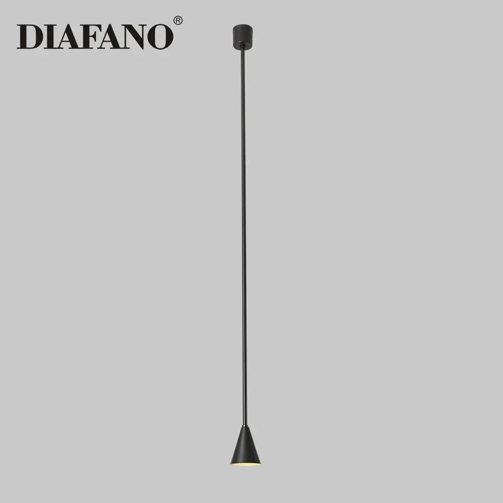 Afralia™ Minimalist Copper Pendant Lights Adjustable Gold Black Hanging Lamp