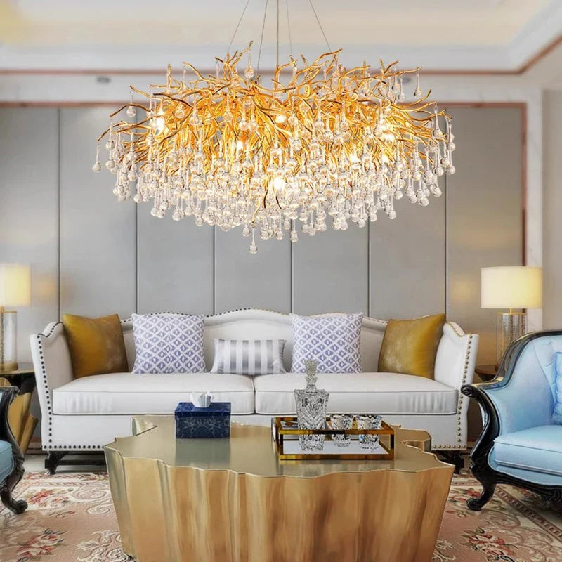 Afralia™ LED Pendant Chandeliers Modern Home Decor Indoor Lighting Living Room Dining Room