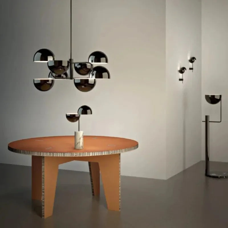 Afralia™ Nordic Hemisphere Chandelier for Living Room Dining Study Bedroom Creative Cafe