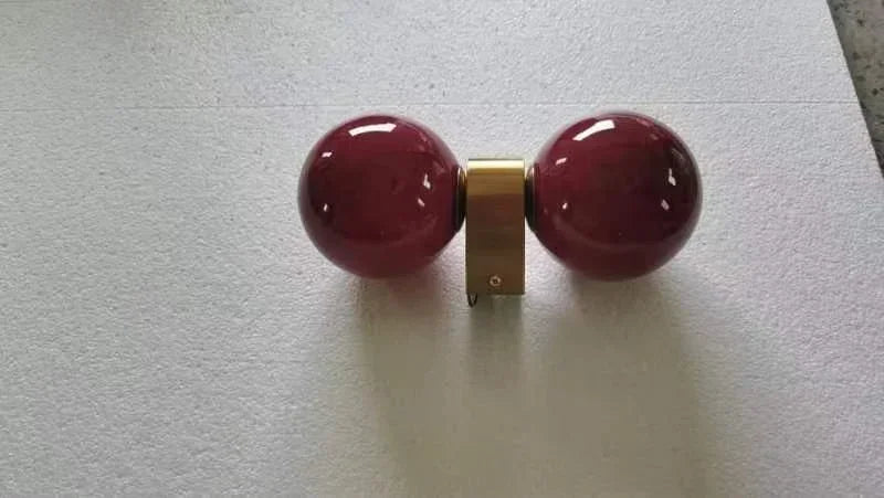 Afralia™ Glass Ball LED Wall Lamp for Bedroom and Living Room Decor