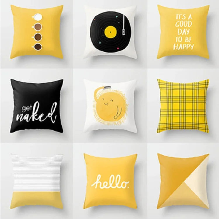 Geometric Print Cushion Covers for Home Decor - Afralia™