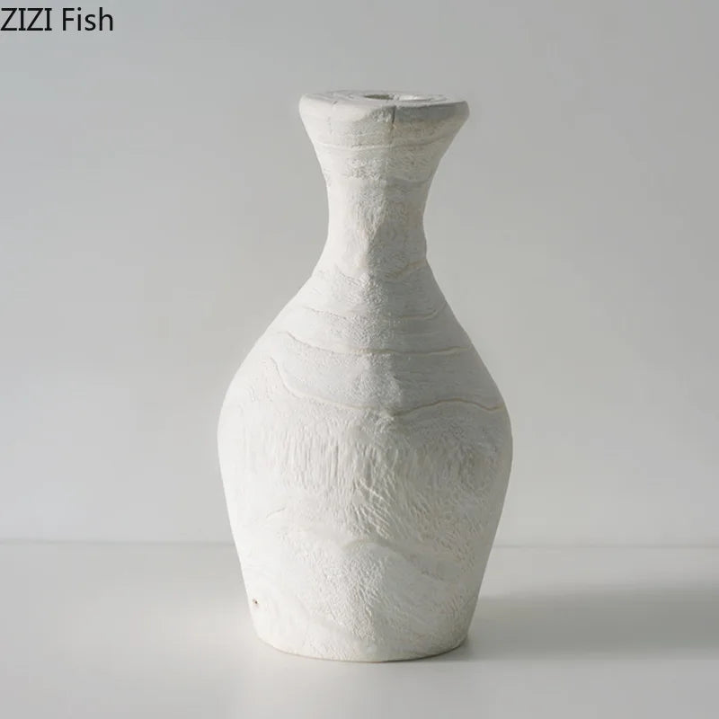 Afralia™ White Wood Tray Set | Minimalist Decorative Stand for Desserts, Fruits, Snacks