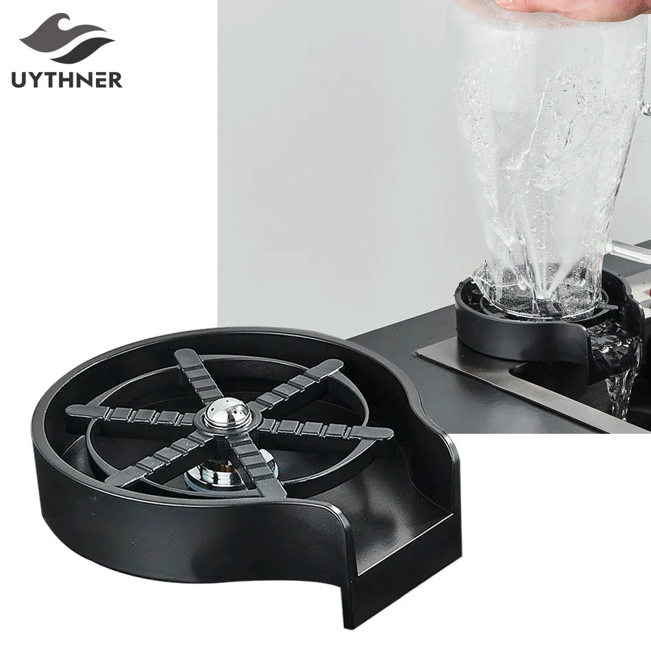 Afralia™ Glass Rinser Faucet: Automatic Cup & Pitcher Washer for Kitchen Sink