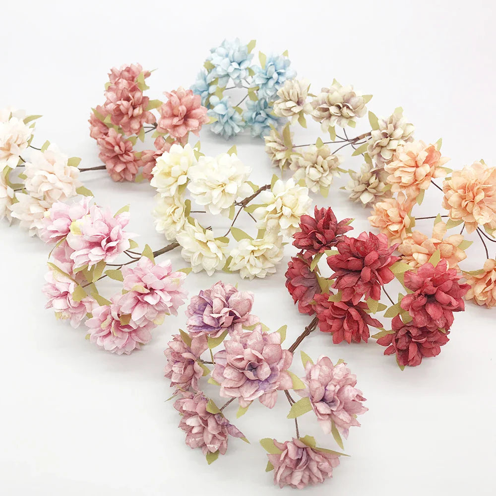 Afralia™ Silk Peony Home Christmas Decorative Flower Wall Garland for DIY Wedding Party