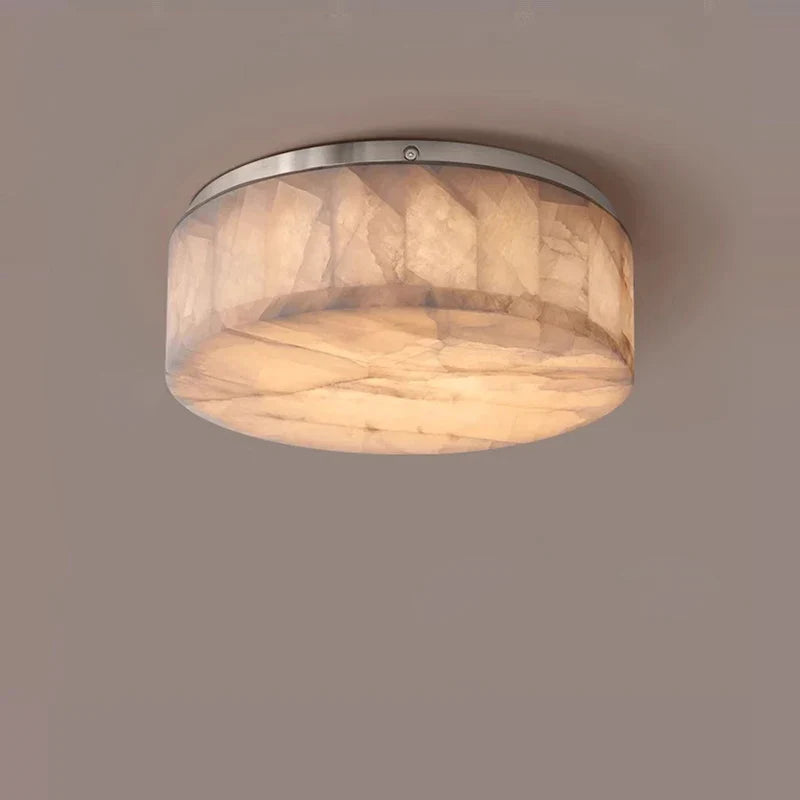 Afralia™ Spanish Mica Ceiling Light for Elegant Dining Room Decor