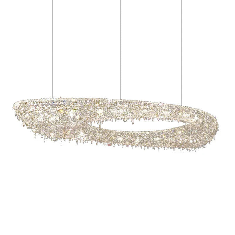 Afralia™ Crystal Chandelier Luminaire Indoor Lighting Fixture Luxury Design